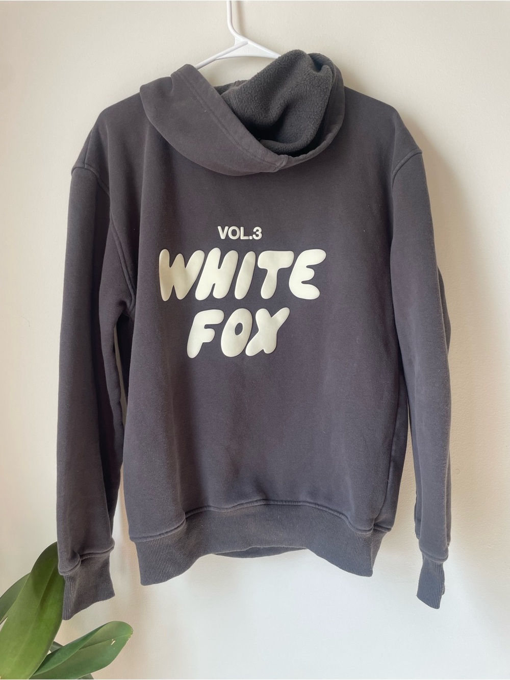 White Fox Boutique Charcoal Hoodie - Vol.3 Logo